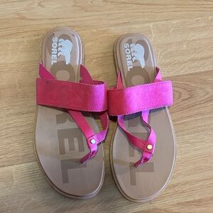 Sorel Women's Bright Pink Sandals
